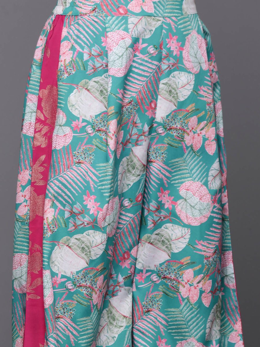 Ahalyaa Women's Traditional Wear Co-ods - Green