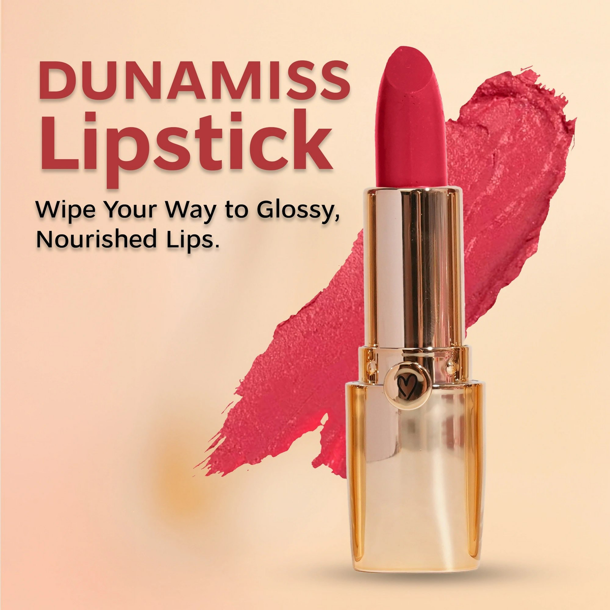 Dunamiss Camilla Soft Fuchsia Satin Lipstick