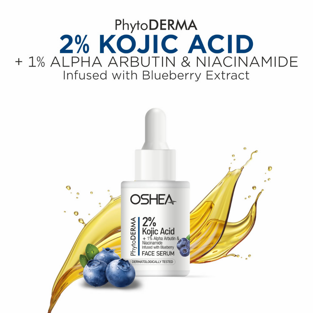 Oshea Herbals Phytoderma 2% Kojic Acid With 1% Alpha Arbutin & Niacinamide Face Serum