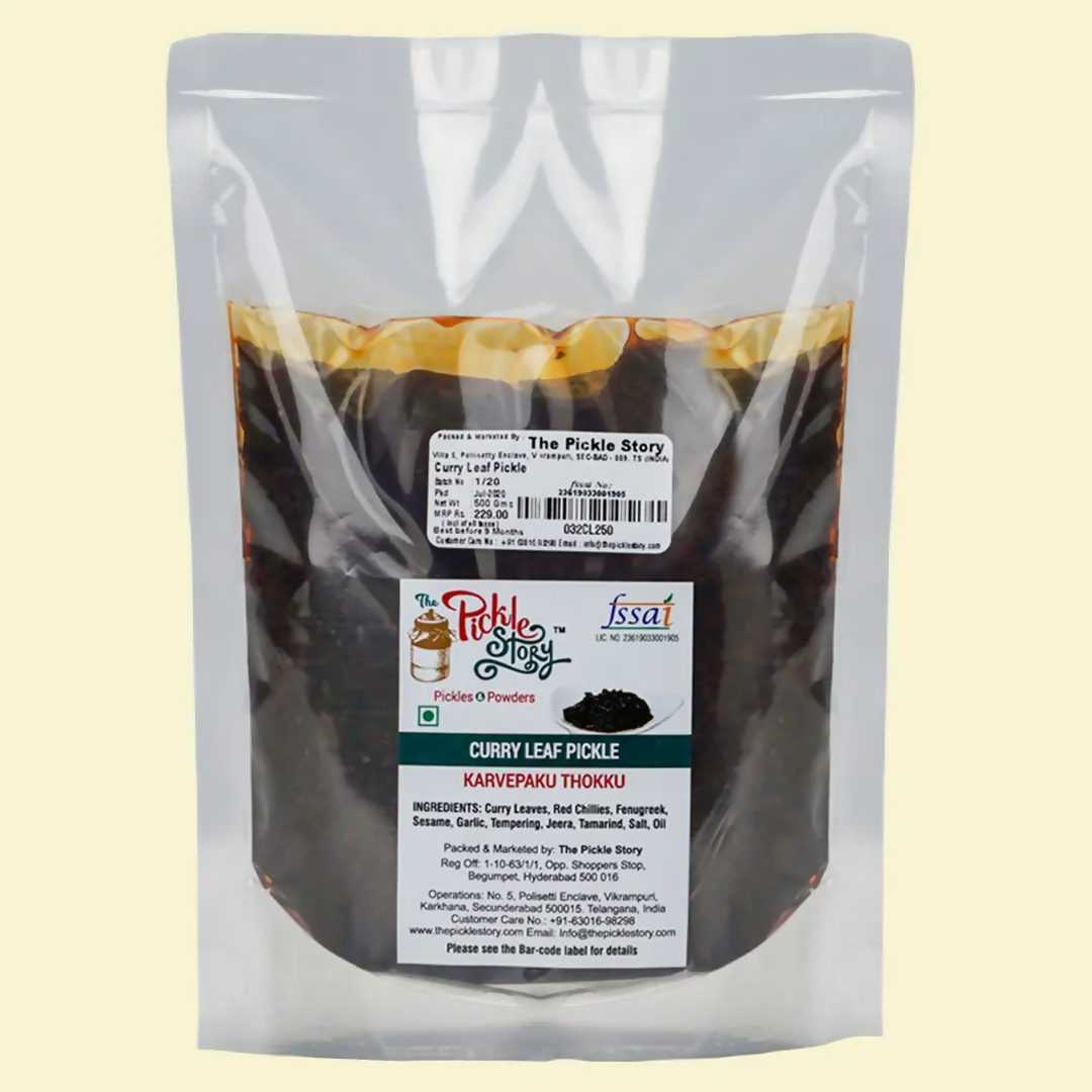 The Pickle Story Curry Leaf Pickle
