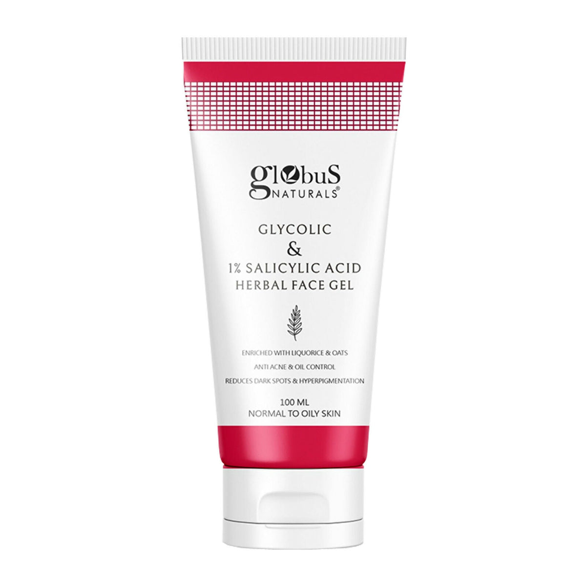 Globus Naturals Glycolic & 1% Salicylic Acid Herbal Anti Acne Face Gel
