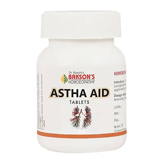 Bakson's Homeopathy Astha Aid Tablets
