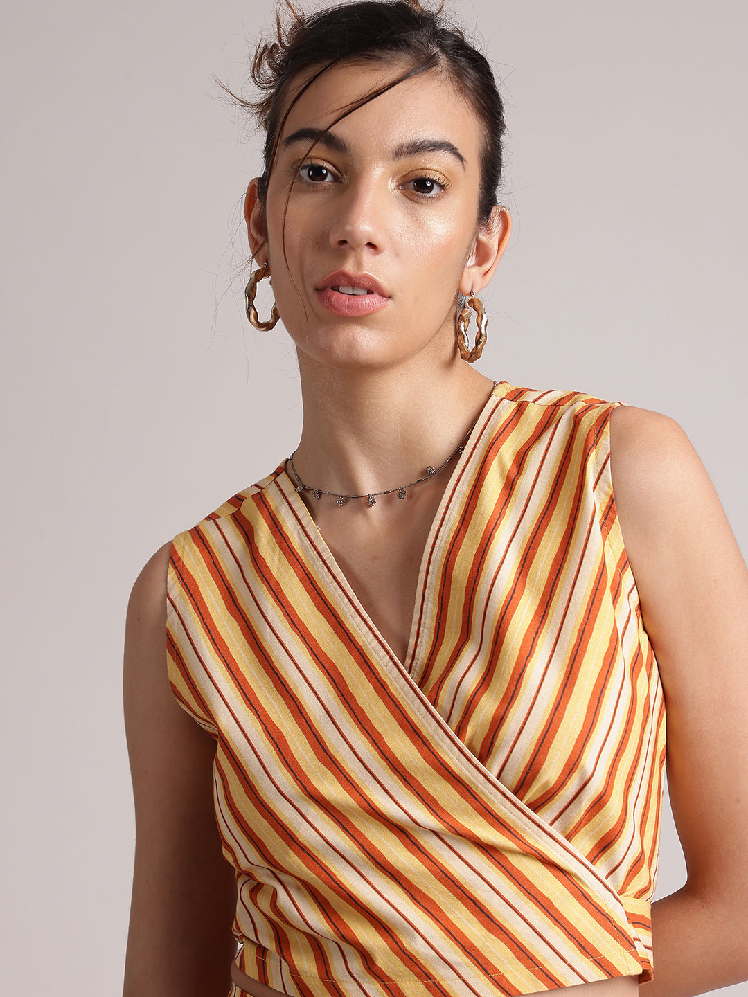 Zaccai Women's Multi Poplin Striped Co-Ords