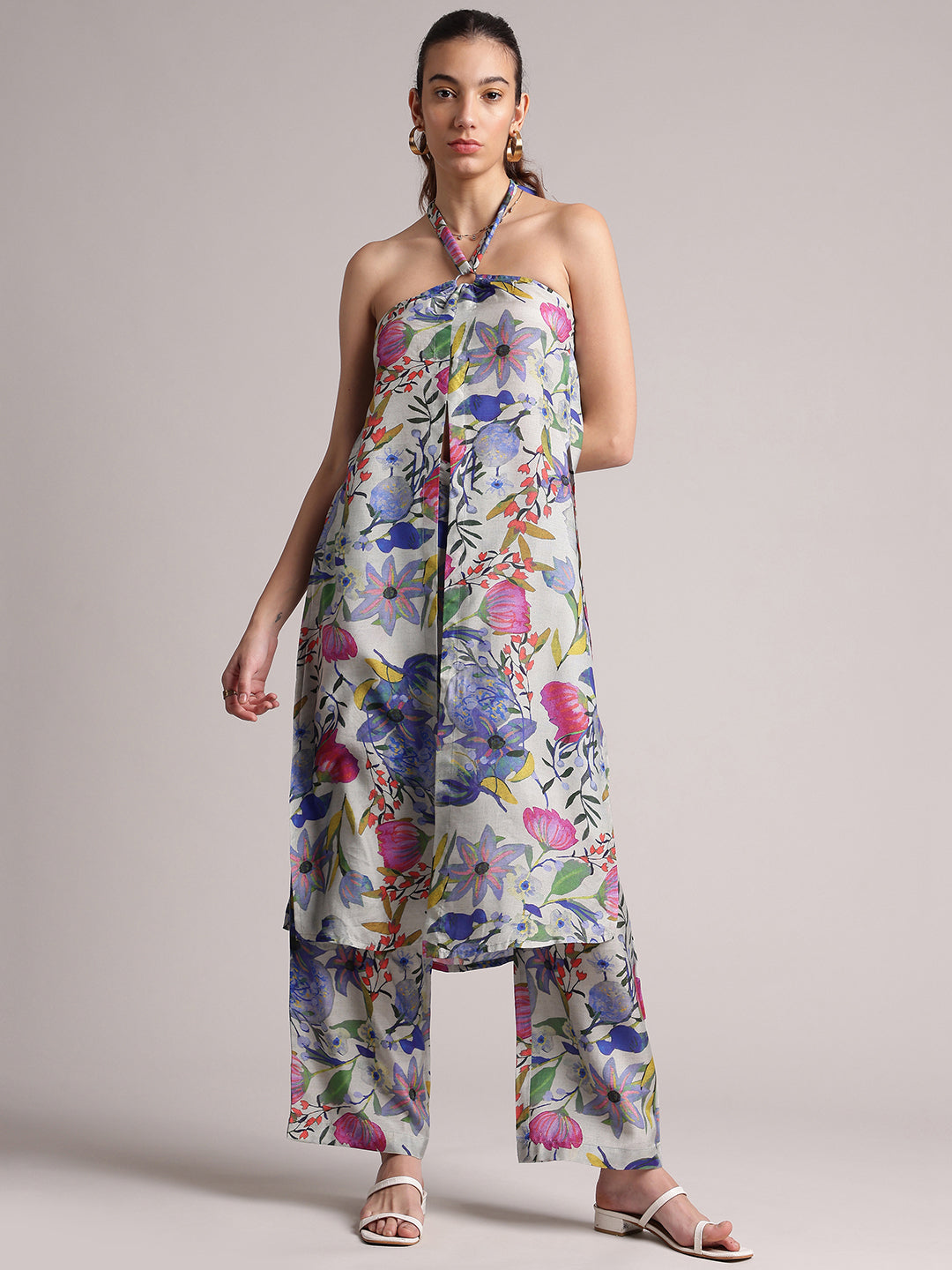 Zaccai Women's Multi Muslin Floral Co-Ords
