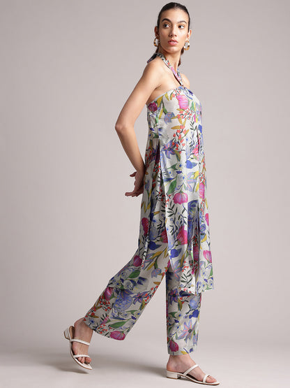 Zaccai Women's Multi Muslin Floral Co-Ords
