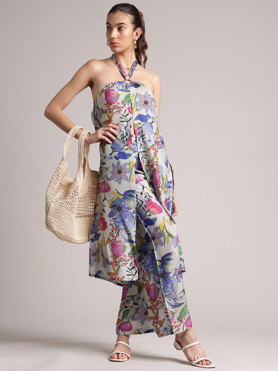 Zaccai Women's Multi Muslin Floral Co-Ords