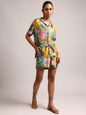 Zaccai Women's Multi Muslin Tropical Co-Ords
