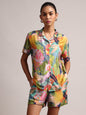 Zaccai Women's Multi Muslin Tropical Co-Ords