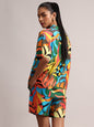 Zaccai Women's Multi Muslin Tropical Co-Ords