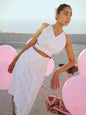 Zaccai Women's White Cambric Schiffli Co-Ords