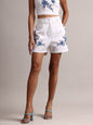 Zaccai Women's White Cambric Embroidered Co-Ords
