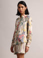 Zaccai Women's Yellow Linen Floral Co-Ords