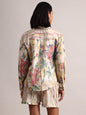 Zaccai Women's Yellow Linen Floral Co-Ords