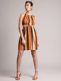 Zaccai Women's Multi Poplin Striped Dress