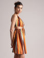 Zaccai Women's Multi Poplin Striped Dress