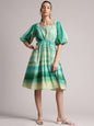 Zaccai Women's Multi Cambric Abstract Dress