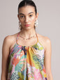 Zaccai Women's Multi Muslin Tropical Dress