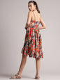 Zaccai Women's Red Muslin Tropical Dress