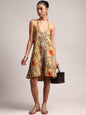 Zaccai Women's Multi Cotton Linen Floral Dress
