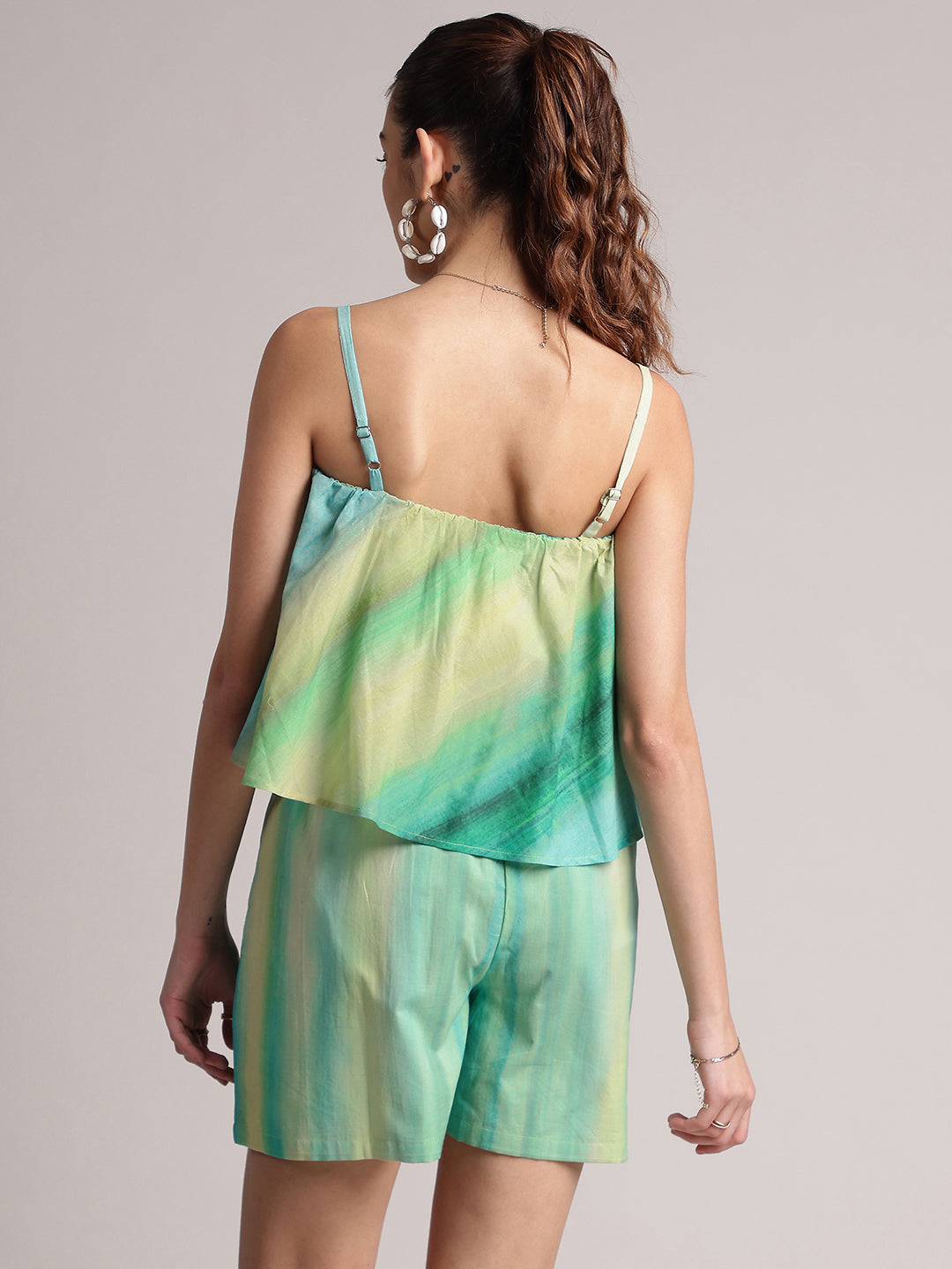 Zaccai Women's Multi Cambric Abstract Jumpsuit