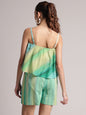 Zaccai Women's Multi Cambric Abstract Jumpsuit