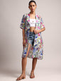 Zaccai Women's Multicolor Muslin Tropical Shrug