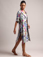 Zaccai Women's Multicolor Muslin Tropical Shrug