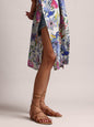 Zaccai Women's Multicolor Muslin Tropical Shrug