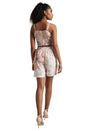 Zaccai Women's Beige Organza Floral Co-ord Set