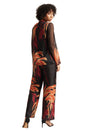 Zaccai Women's Black Organza Abstract Co-ord Set