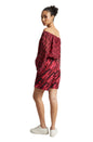 Zaccai Women's Pink Georgette Geometric Co-ord Set