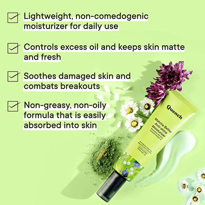Quench Botanics Matcha Better Anti-Shine Moisturizer - Korean Skincare