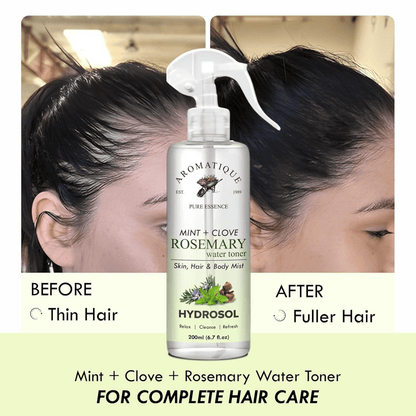 Aromatique Rosemary Water Spray with Mint & Clove