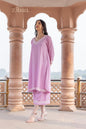 Zibaa Lilac Rayon Chikankari Co-ord Set