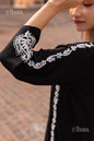 Zibaa Modal Black Chikankari Kurti