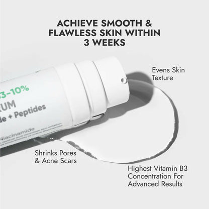 Cos-IQ Niacinamide Vitamin B3-10% Face Serum for Ultra Sensitive Skin