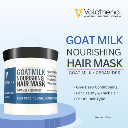 Volamena Goat Milk Hair Mask For Damaged Hair