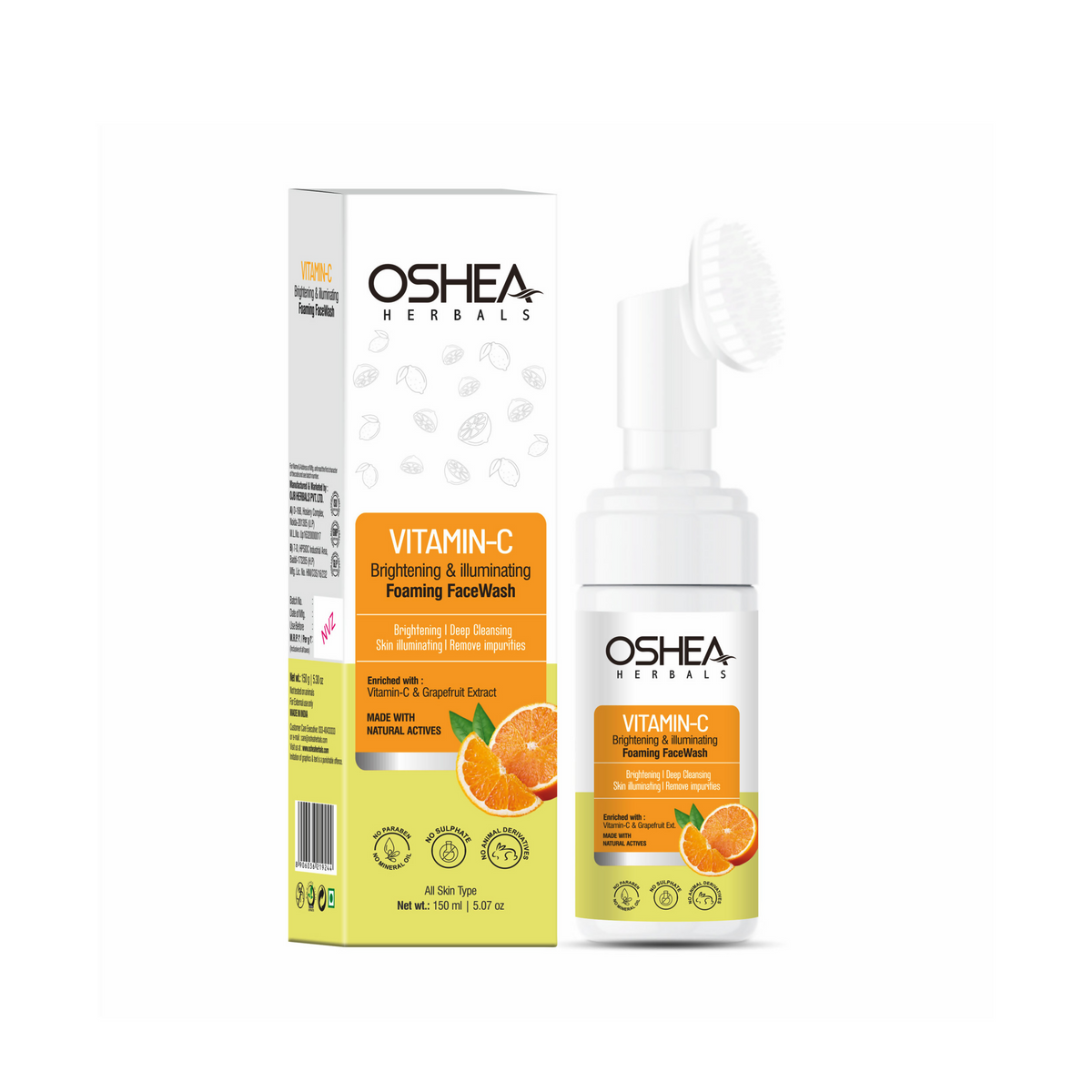 Oshea Herbals Brightening & Illuminating Foaming Face Wash