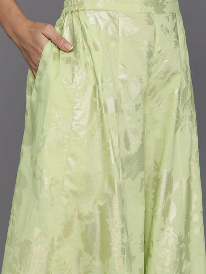 Ahalyaa Women's Traditional Wear Co-ods - Green