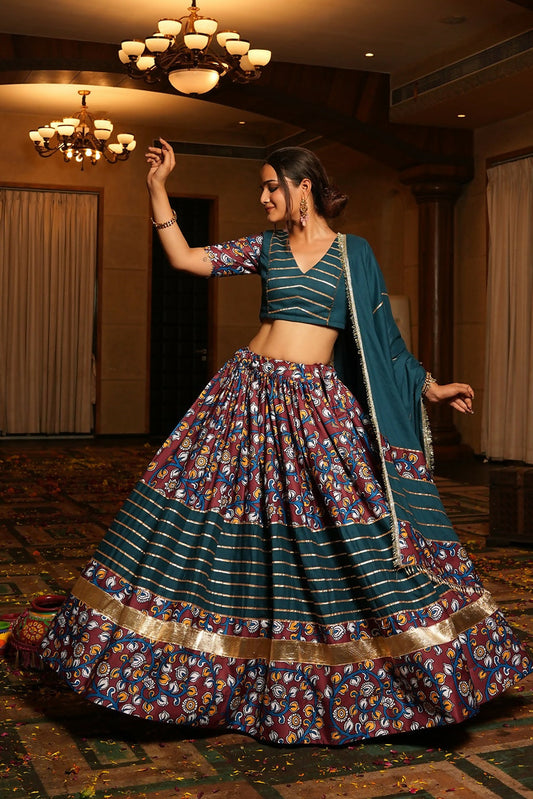 AI Fashion Rama Crepe Designer Navratri Wear Lehenga Choli Collection