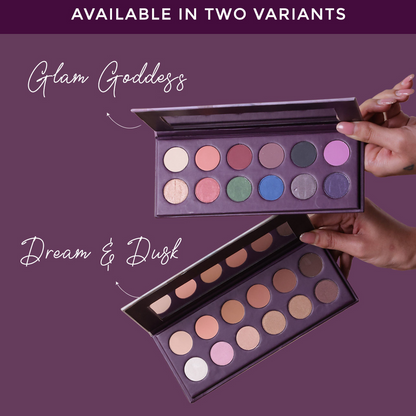 Lotus Make Up Proedit Eye Primer Infused Eyeshadow Palette - Glam Goddess