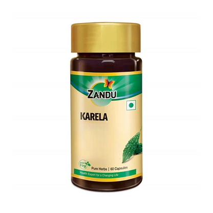 Zandu Karela Pure Herbs Capsules