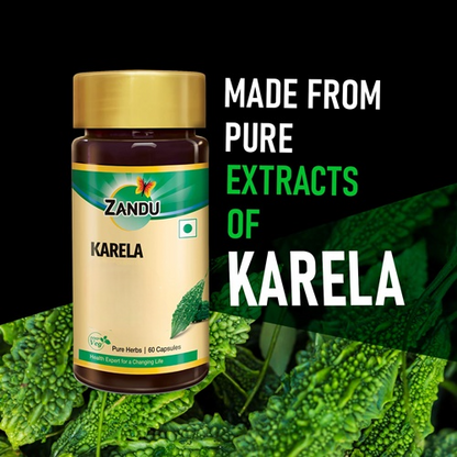 Zandu Karela Pure Herbs Capsules