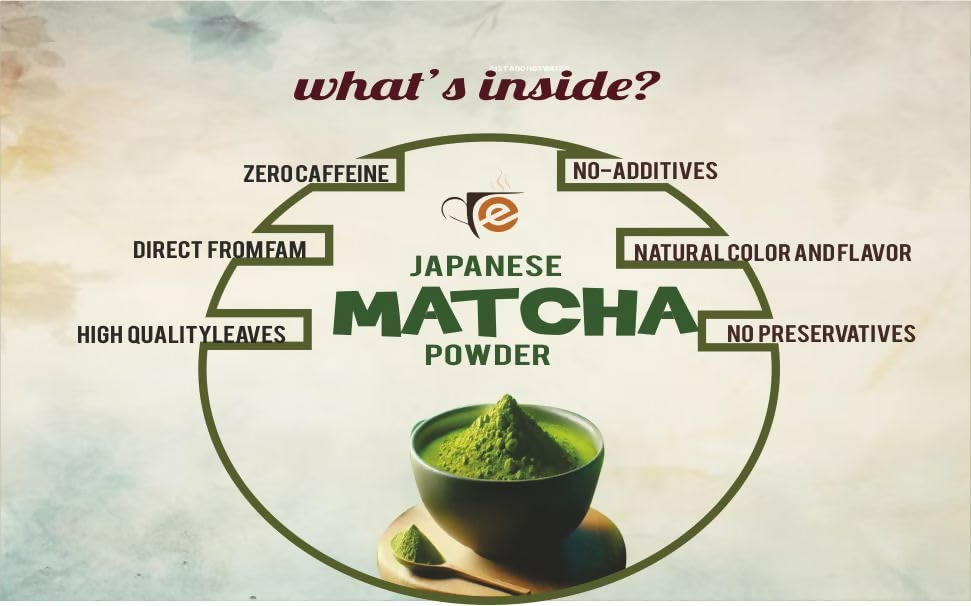 Eteasy Matcha Butterfly Pea Flower Powder