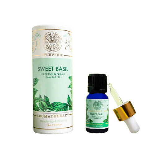 Divine Aroma 100% Pure Sweet Basil Essential Oil