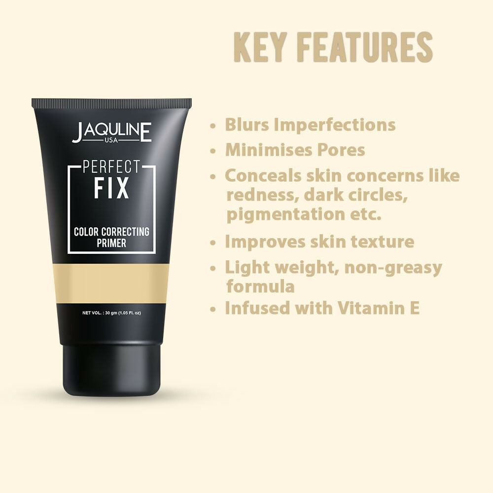 Jaquline USA Perfect Fix Color Correcting Primer - Yellow