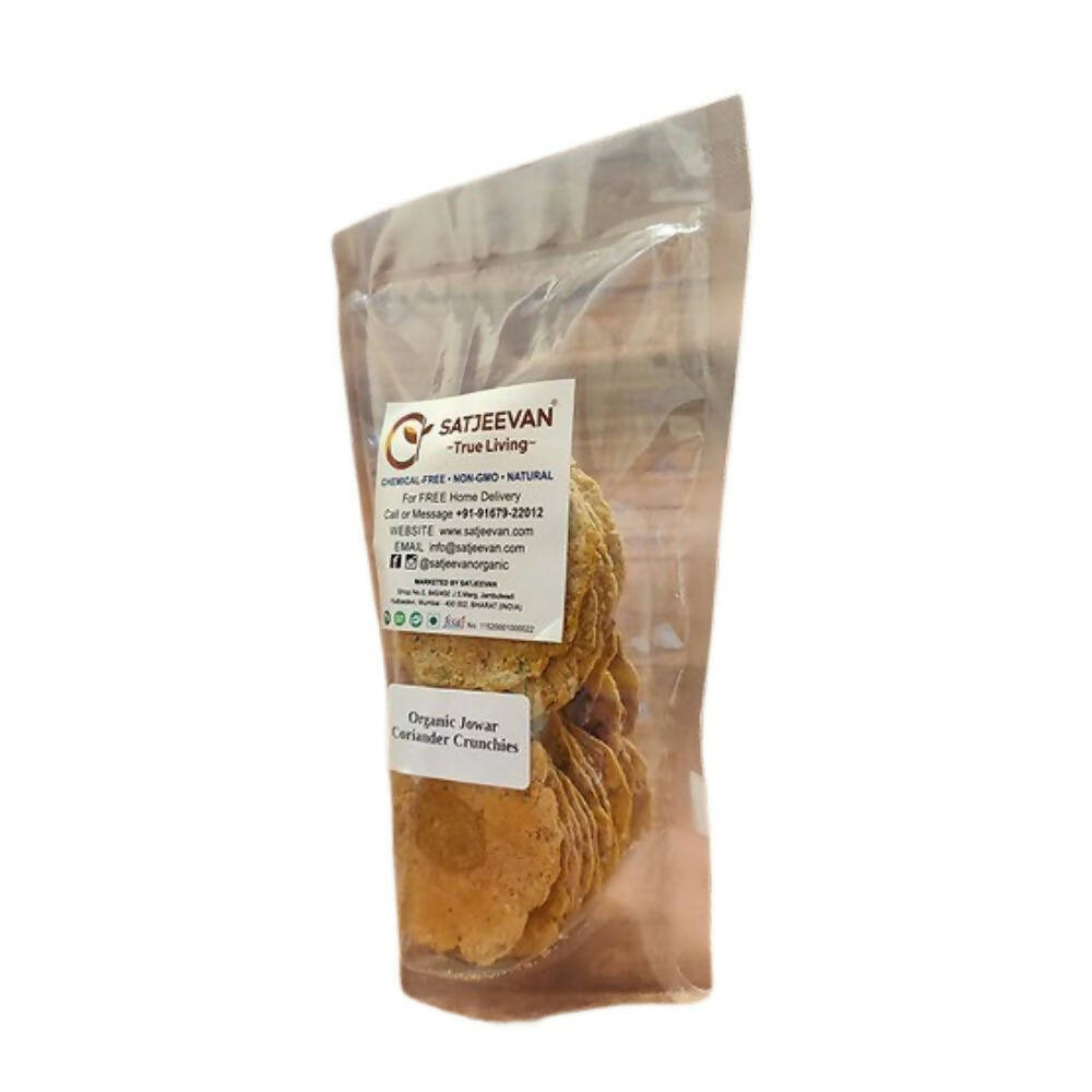 Satjeevan Organic Jowar Coriander Crunchies