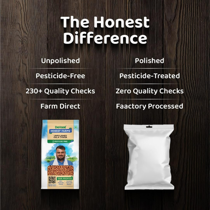 Dehaat Honest Farms Unpolished Kala Chana - Pesticide Free