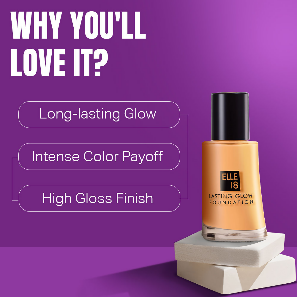 Elle 18 Lasting Glow Foundation - 01 Pearl