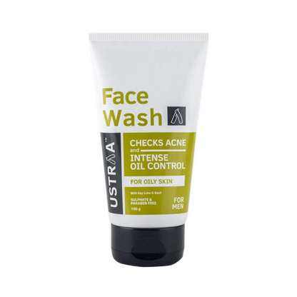 Ustraa Face Wash - Oily Skin (Checks Acne & Intense Oil Control)